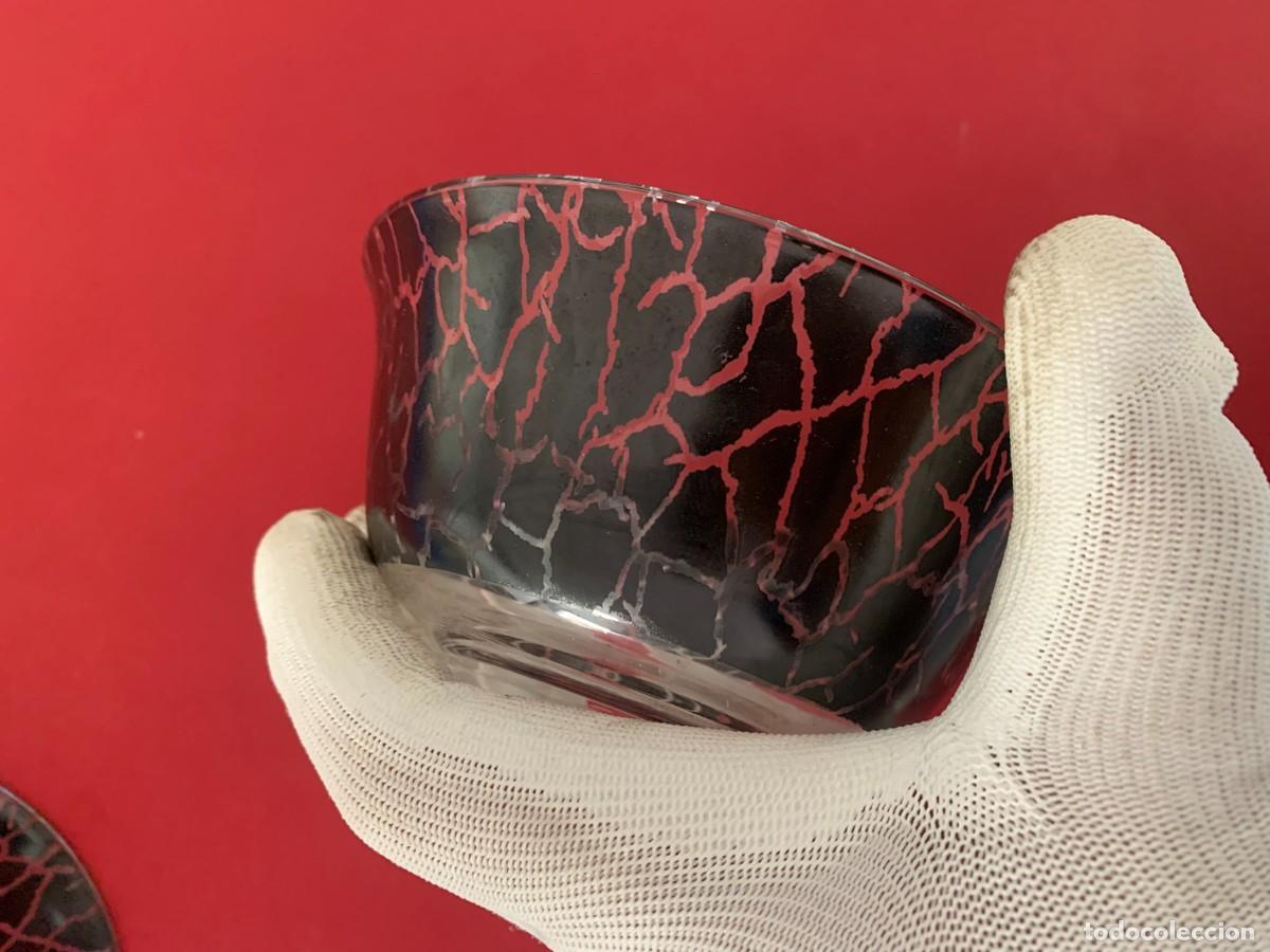 Segunda mano: 9 CUENCOS DE CRISTAL 12X6 CM - Foto 6