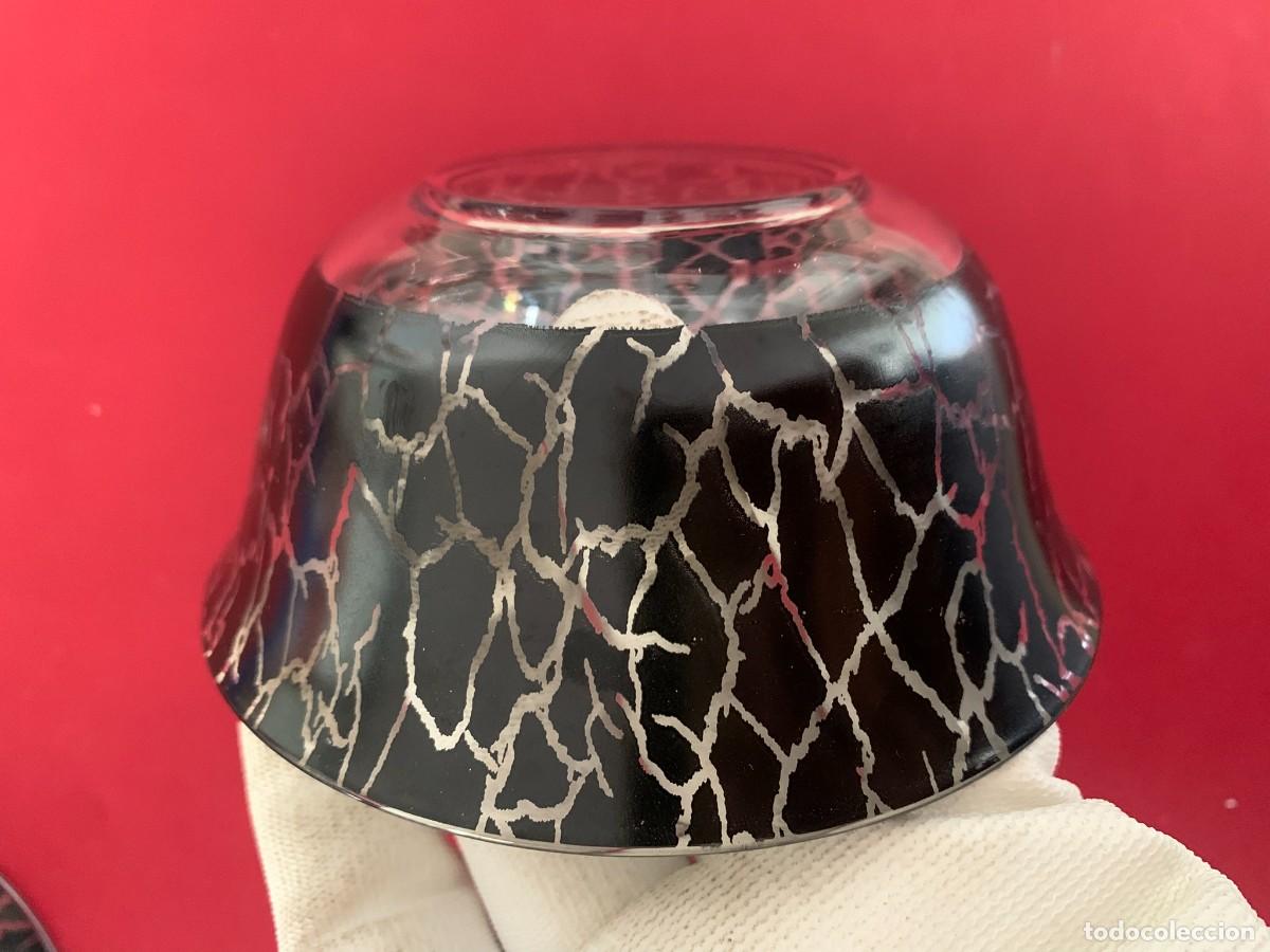 Segunda mano: 9 CUENCOS DE CRISTAL 12X6 CM - Foto 8