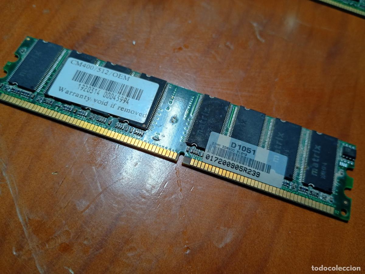 Segunda mano: memoria DIMM DR400 512Mb - Foto 1