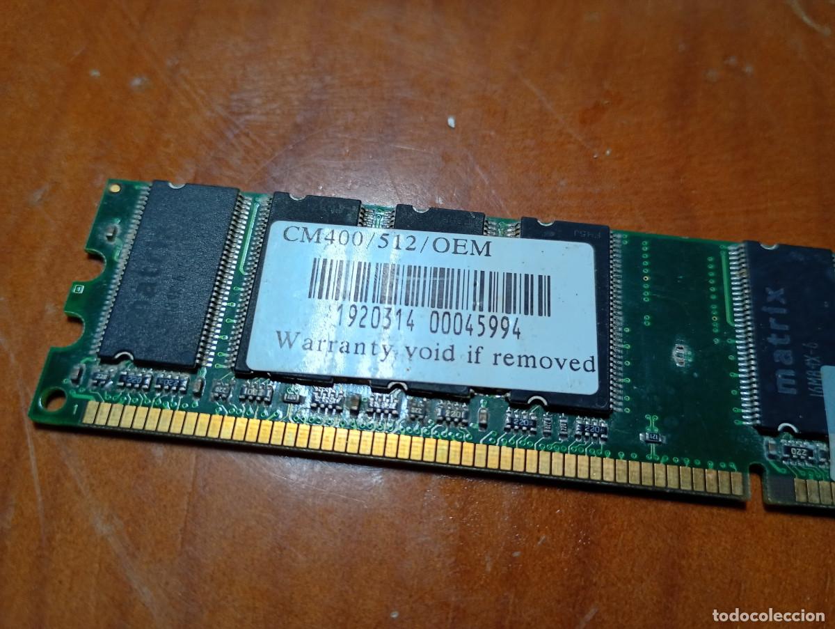 Segunda mano: memoria DIMM DR400 512Mb - Foto 2