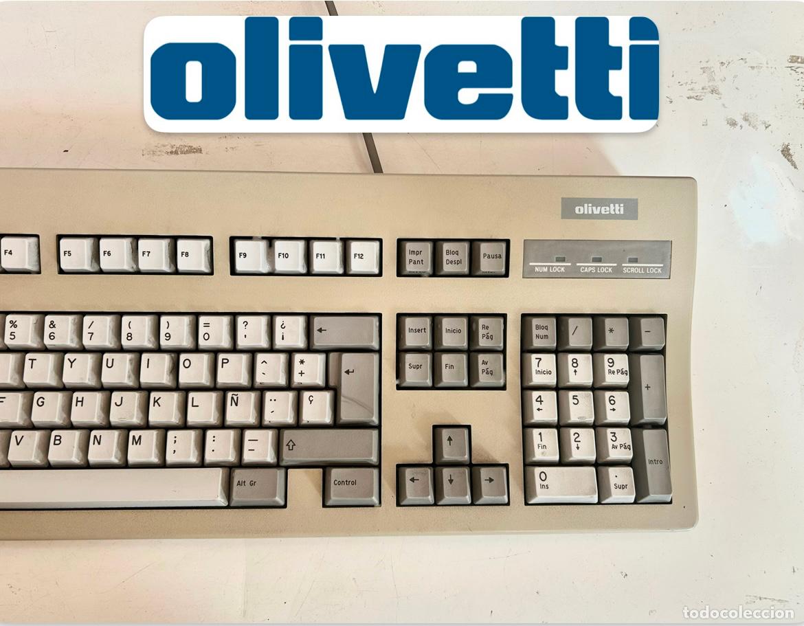 Zweite Hand: OLIVETTI TECLADO MEC&Aacute;NICO-LK 442-RJ11 - ANTIGUO OLIVETI LK442-ANKPC 885-TAS187-ORDENADOR PC-Z3