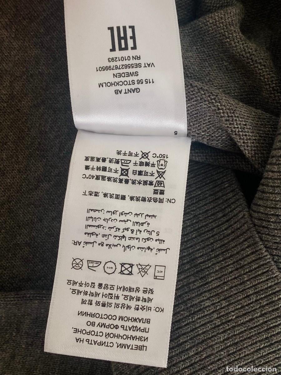 Segunda mano: Jersey S Gant Gris ORIGINAL env&iacute;o econ&oacute;mico - Foto 6