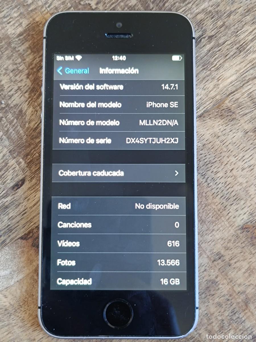 Segunda mano: IPHONE SE ORIGINAL env&iacute;o econ&oacute;mico - Foto 5