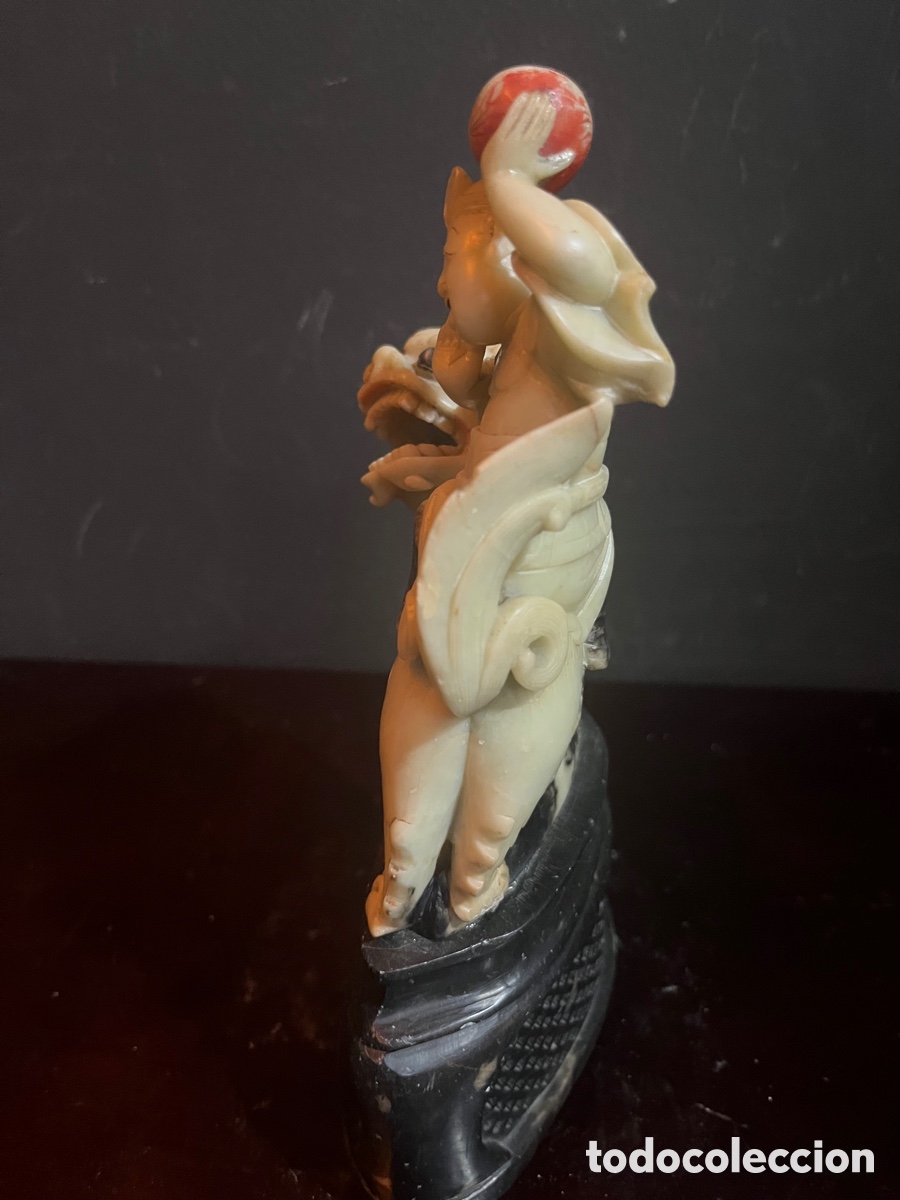 Segunda mano: Talla de esteatita china - Foto 4
