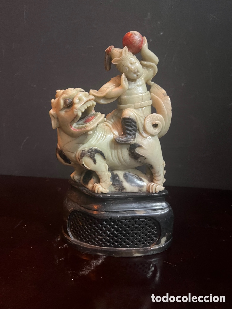 Segunda mano: Talla de esteatita china - Foto 1