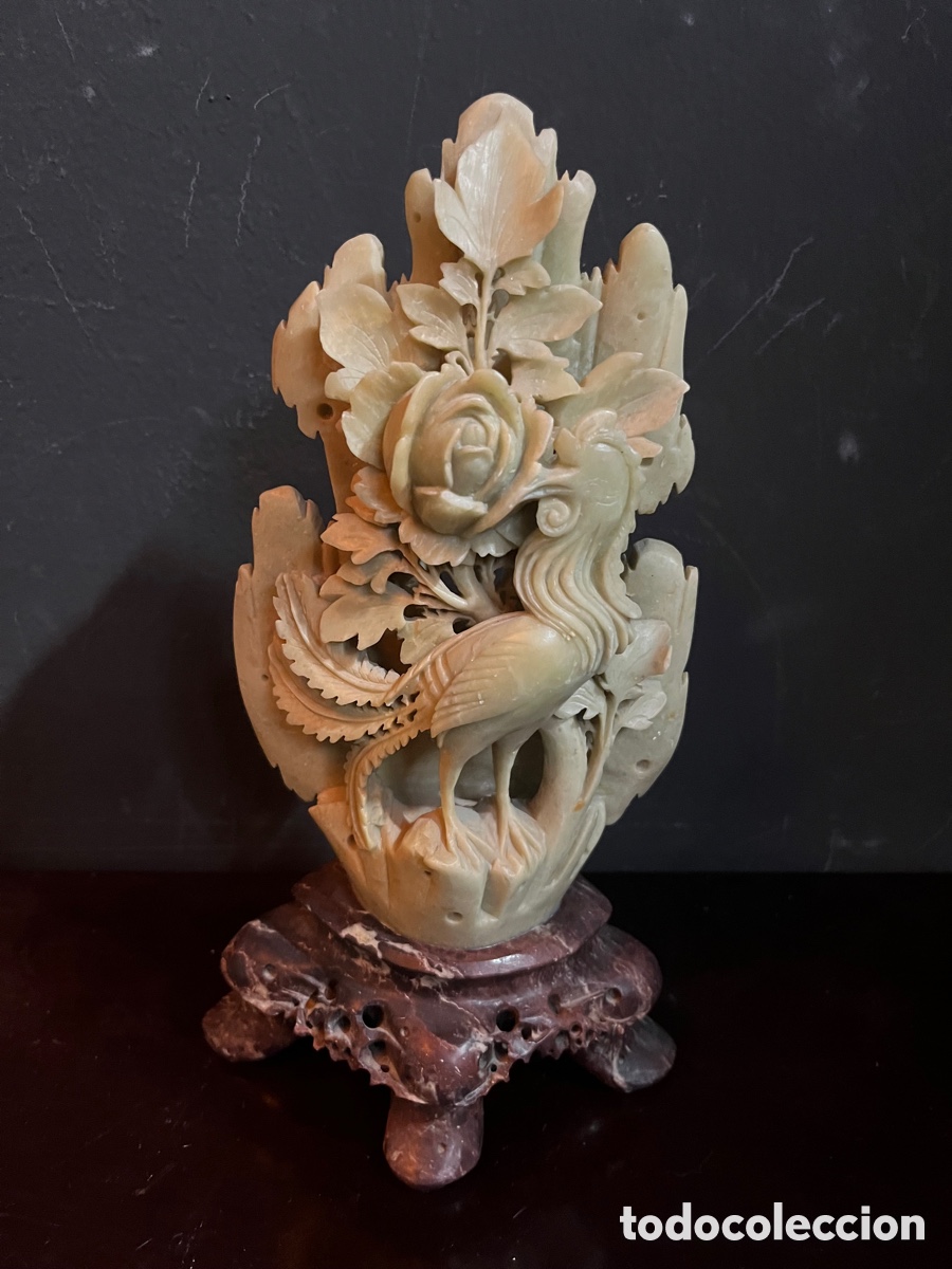 Segunda mano: Talla de esteatita china - Foto 1
