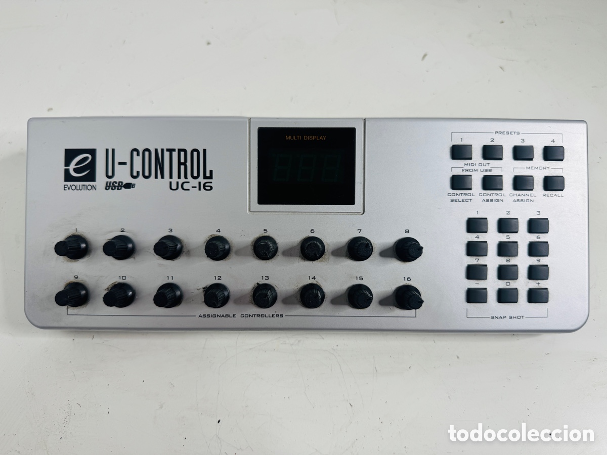 Segunda mano: MIDI USB Evolution U-Control UC-16 - Foto 3