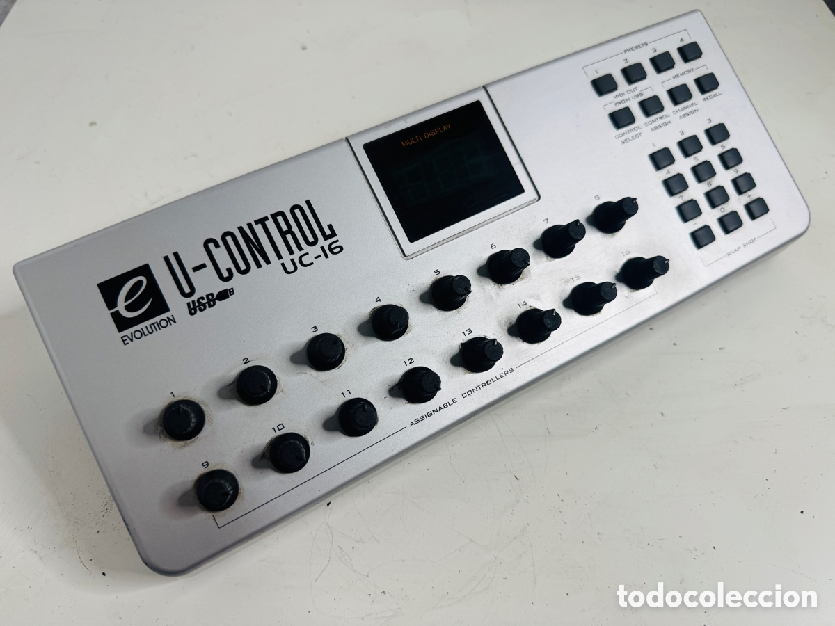 Segunda mano: MIDI USB Evolution U-Control UC-16 - Foto 1