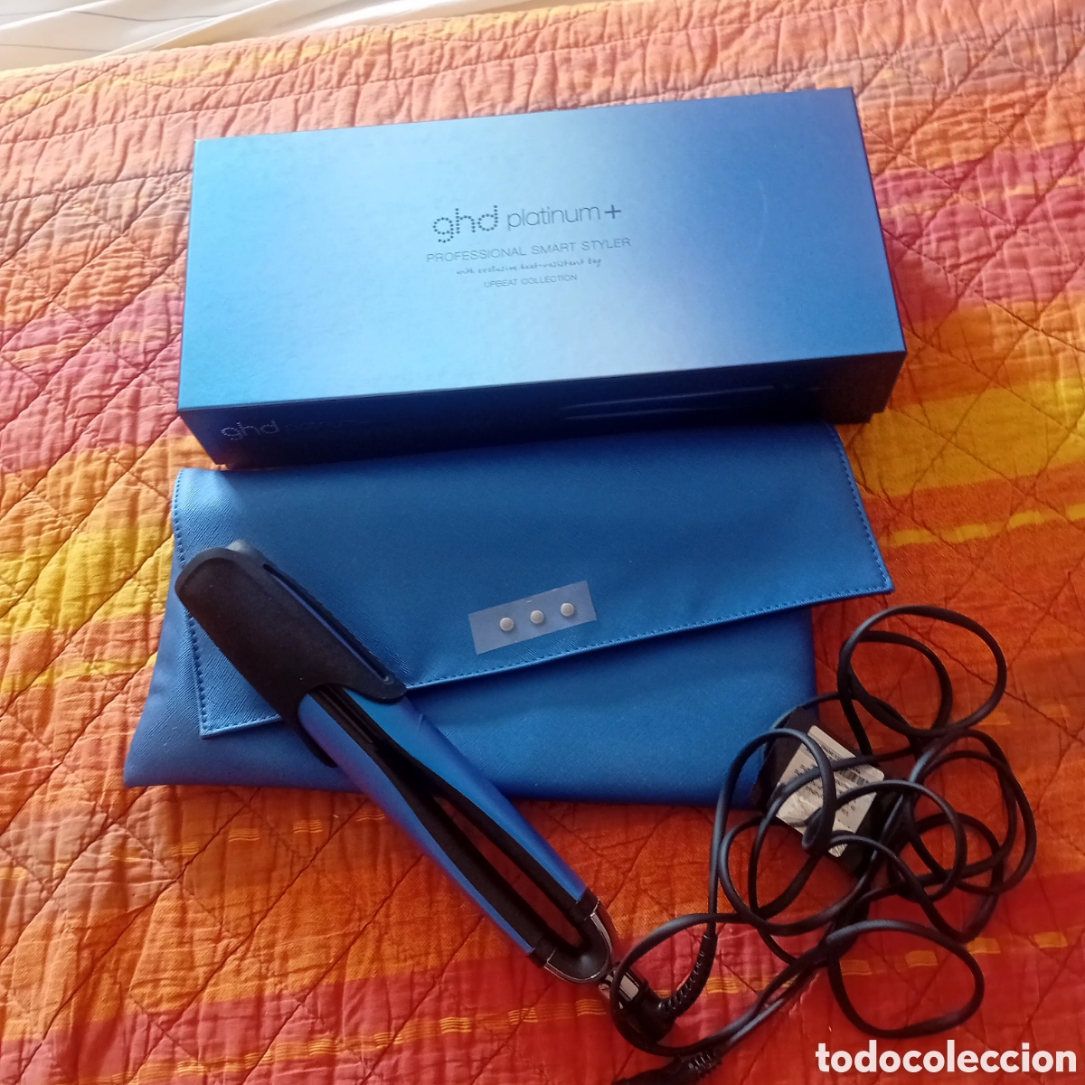 Segunda mano: GHD plancha platinum azul cobalto edicion limitada - Foto 1