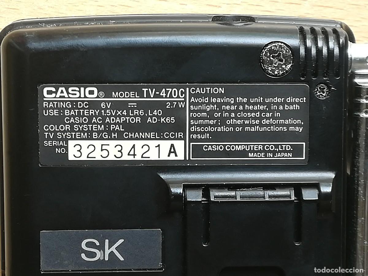 Segunda mano: LCD Pocket Color Television CASIO TV-470 - Foto 10
