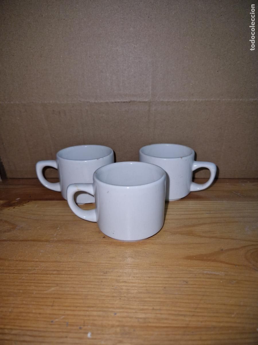 Segunda mano: 3 BONITOSS POCILLOS PARA CAFE . MEDIDA 6*5CM - Foto 1