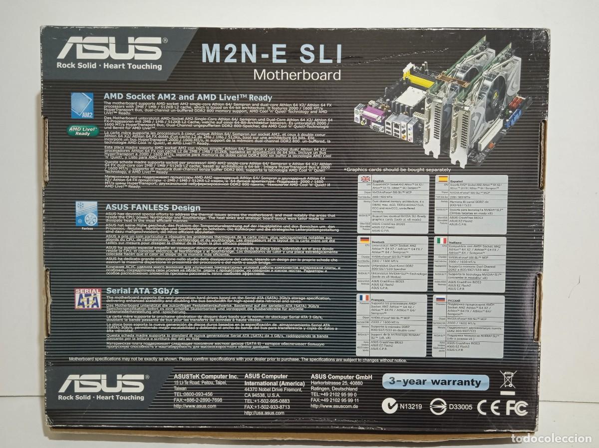 Segunda mano: Asus M2N-E SLI - Socket AM2, Nvidia nForce 500, DDR2, COMPLETA, NO FUNCIONA&iexcl;&iexcl;&iexcl; - Foto 4