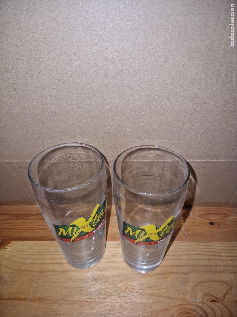 Segunda mano: 2 BONITOS VASOS DE CRISTAL. MIXTA. MEDIDA 14*7CM - Foto 2