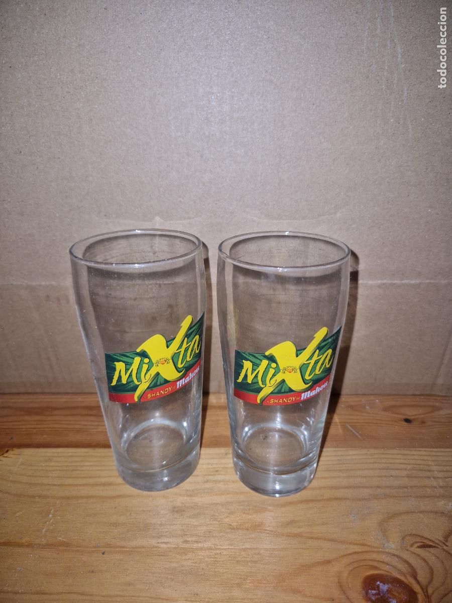 Segunda mano: 2 BONITOS VASOS DE CRISTAL. MIXTA. MEDIDA 14*7CM - Foto 1