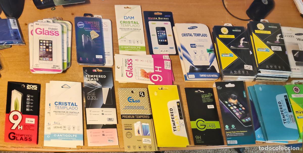 Segunda mano: lote plasticos protector pantalla movil - mas de 100 protectores - Foto 3