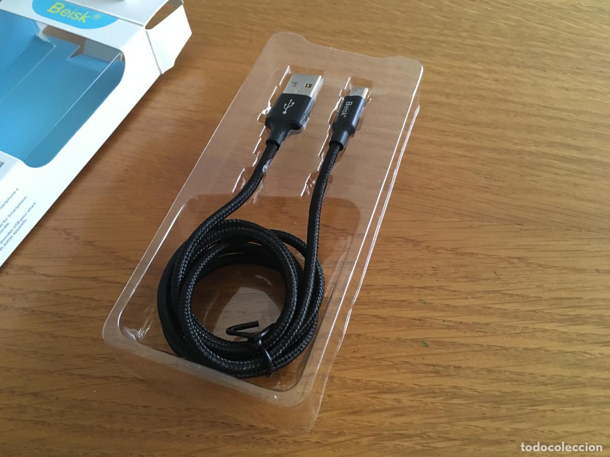 Segunda mano: Cable Micro usb a USB sin uso, longitud 1 metro. - Foto 5