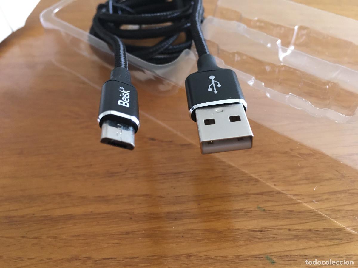 Segunda mano: Cable Micro usb a USB sin uso, longitud 1 metro. - Foto 6