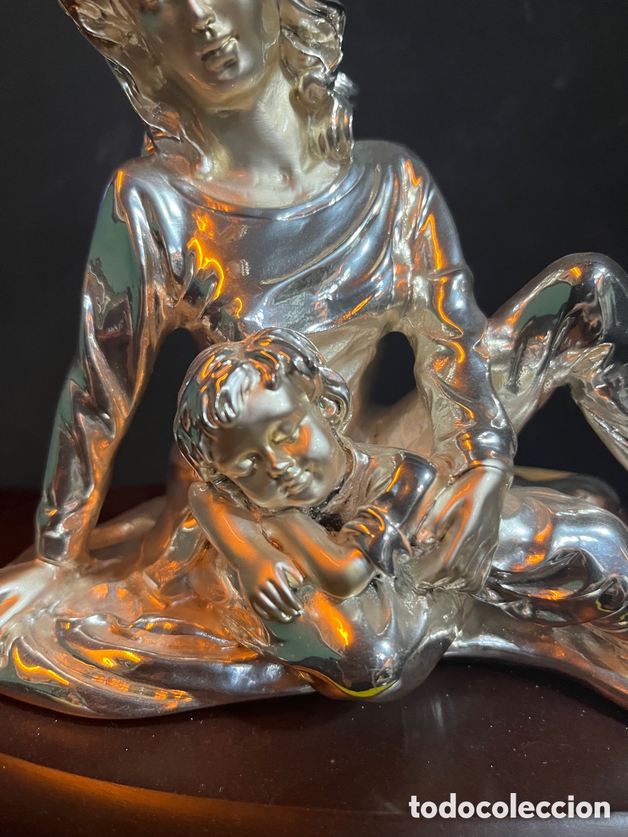 Segunda mano: Estatua de figura plateada - Foto 2