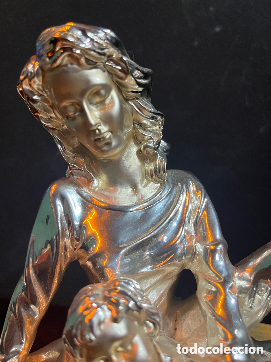 Segunda mano: Estatua de figura plateada - Foto 3