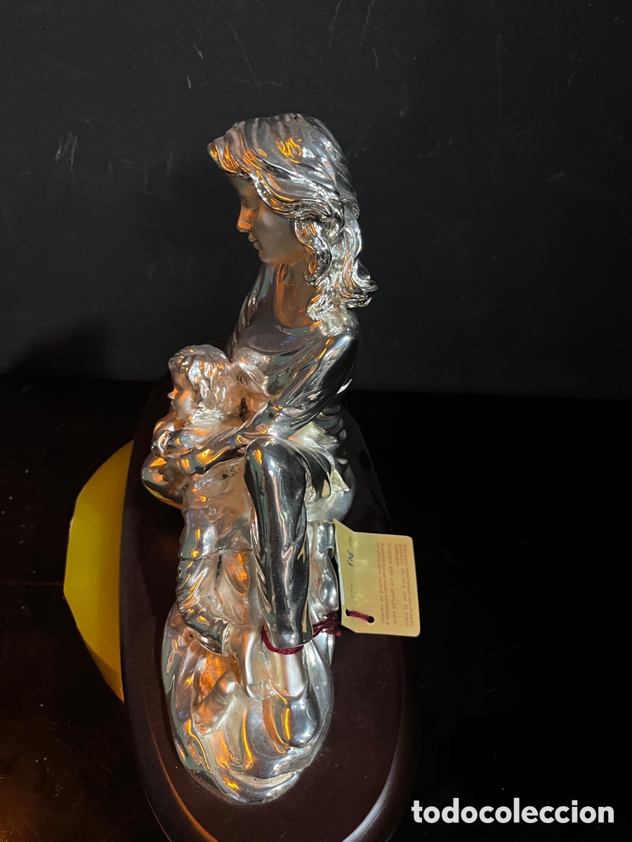 Segunda mano: Estatua de figura plateada - Foto 4