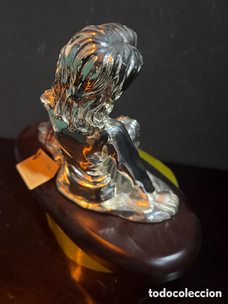 Segunda mano: Estatua de figura plateada - Foto 8