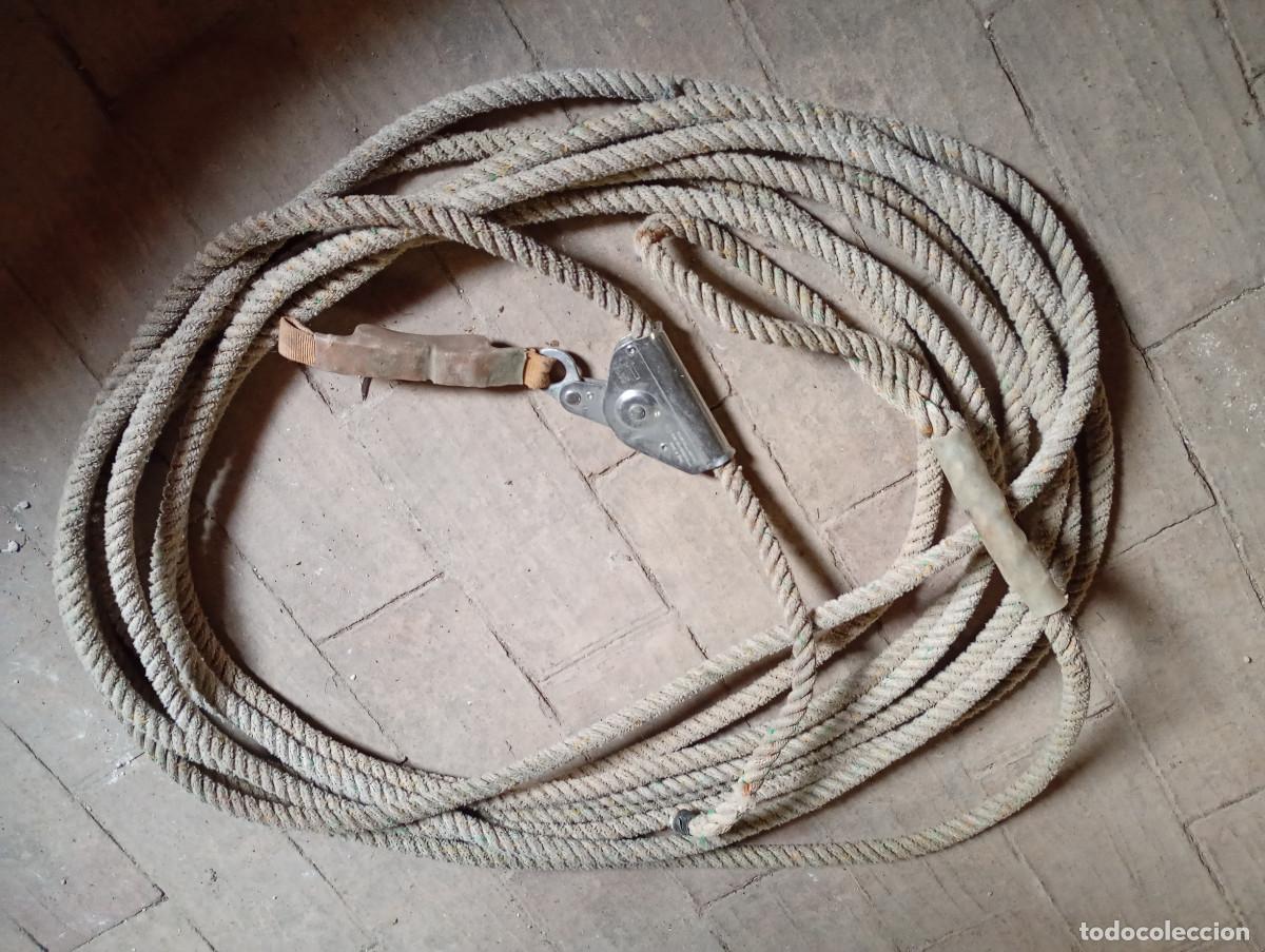 Segunda mano: Cuerda obra 18m con antica&iacute;das tractel - Foto 1
