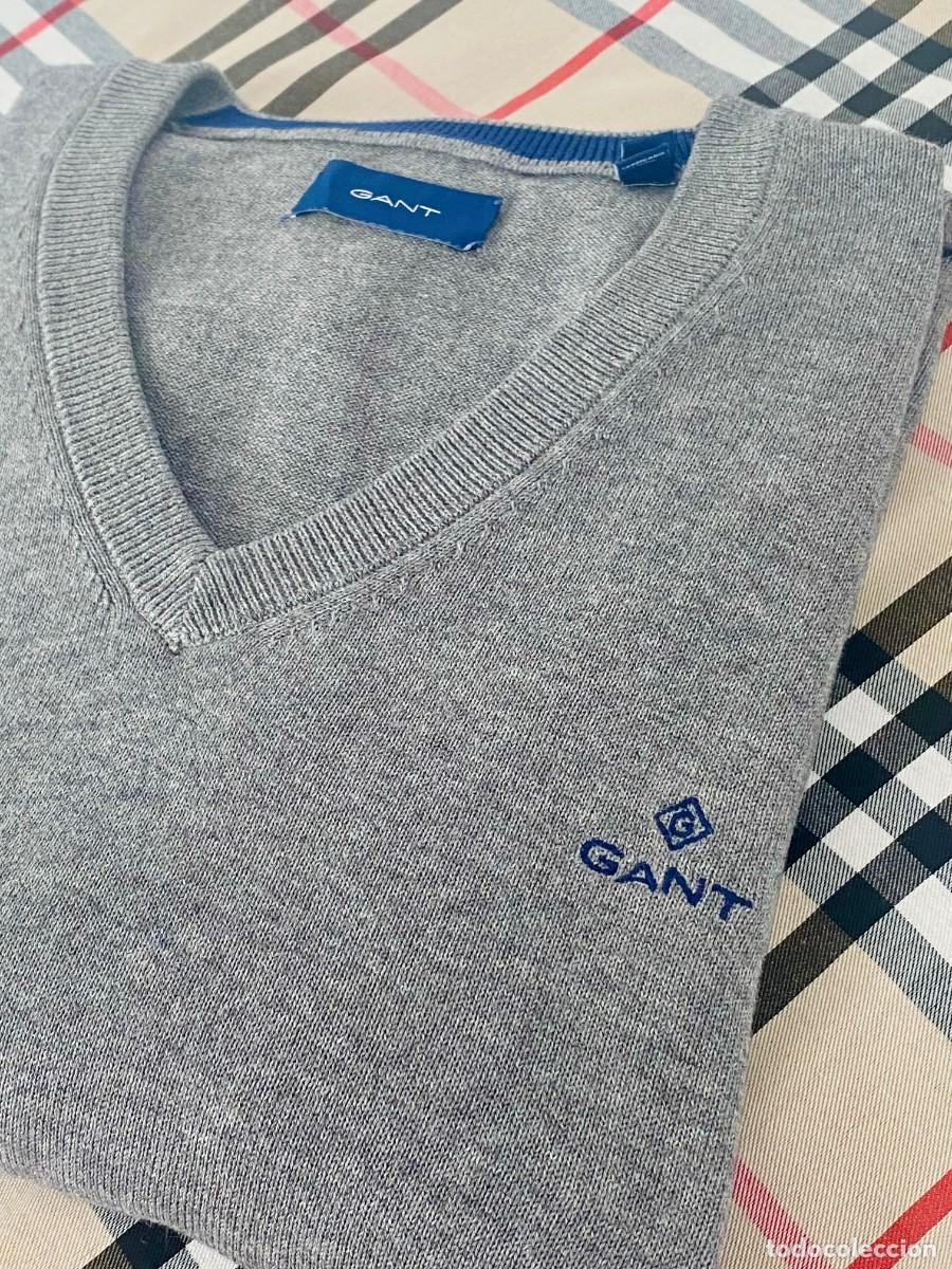 Segunda mano: Jersey S Gant Gris ORIGINAL env&iacute;o econ&oacute;mico - Foto 1