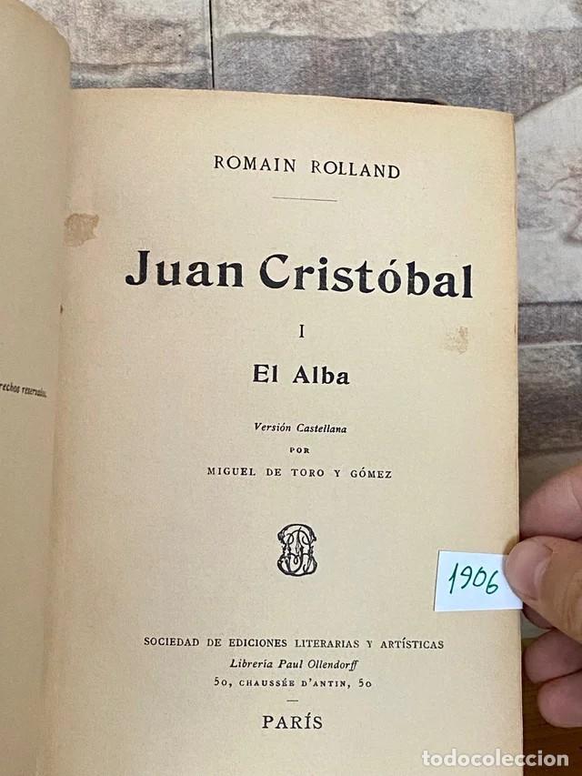 Segunda mano: 1906 Juan Crist&oacute;bal El Alba ORIGINAL env&iacute;o econ&oacute;mico - Foto 1