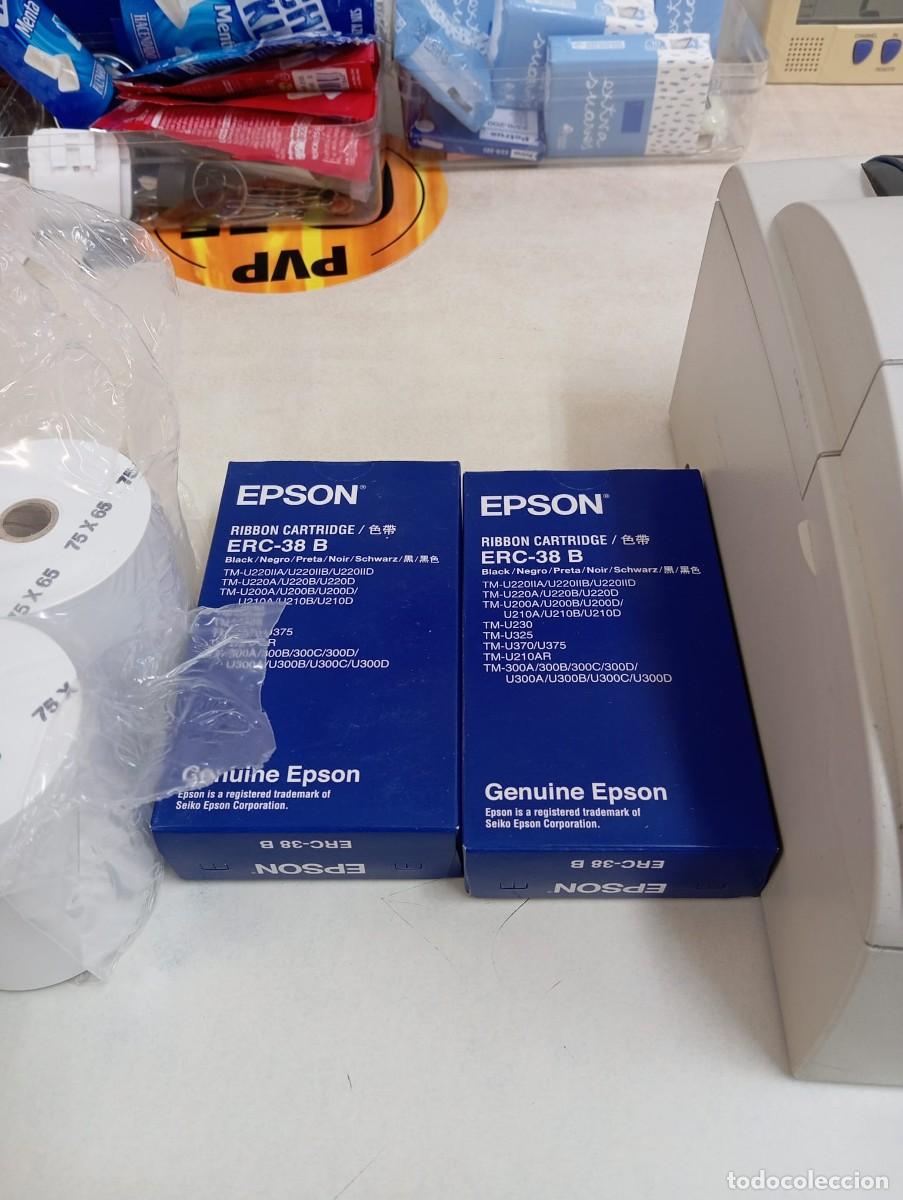 Segunda mano: Impresora Tiquetera Epson+rollos+cintas - Foto 5