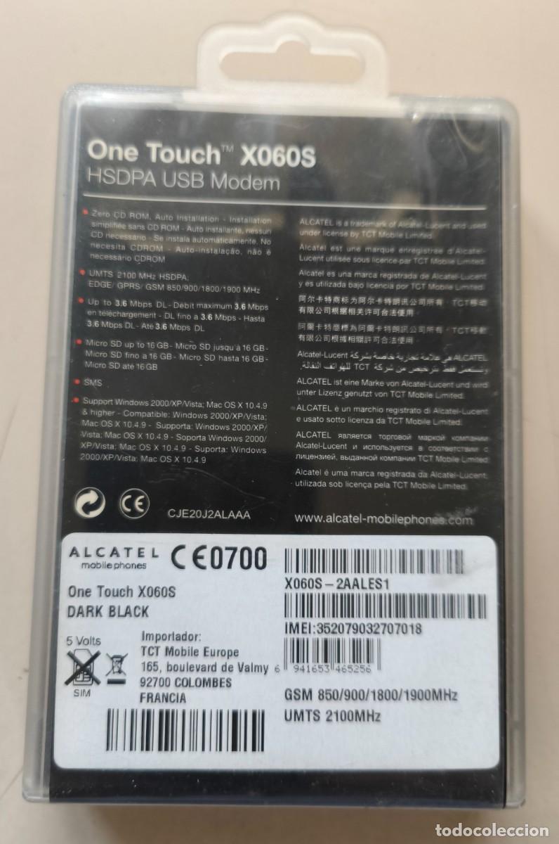 Segunda mano: M&oacute;dem USB alcatel. One touch X060S - Foto 2