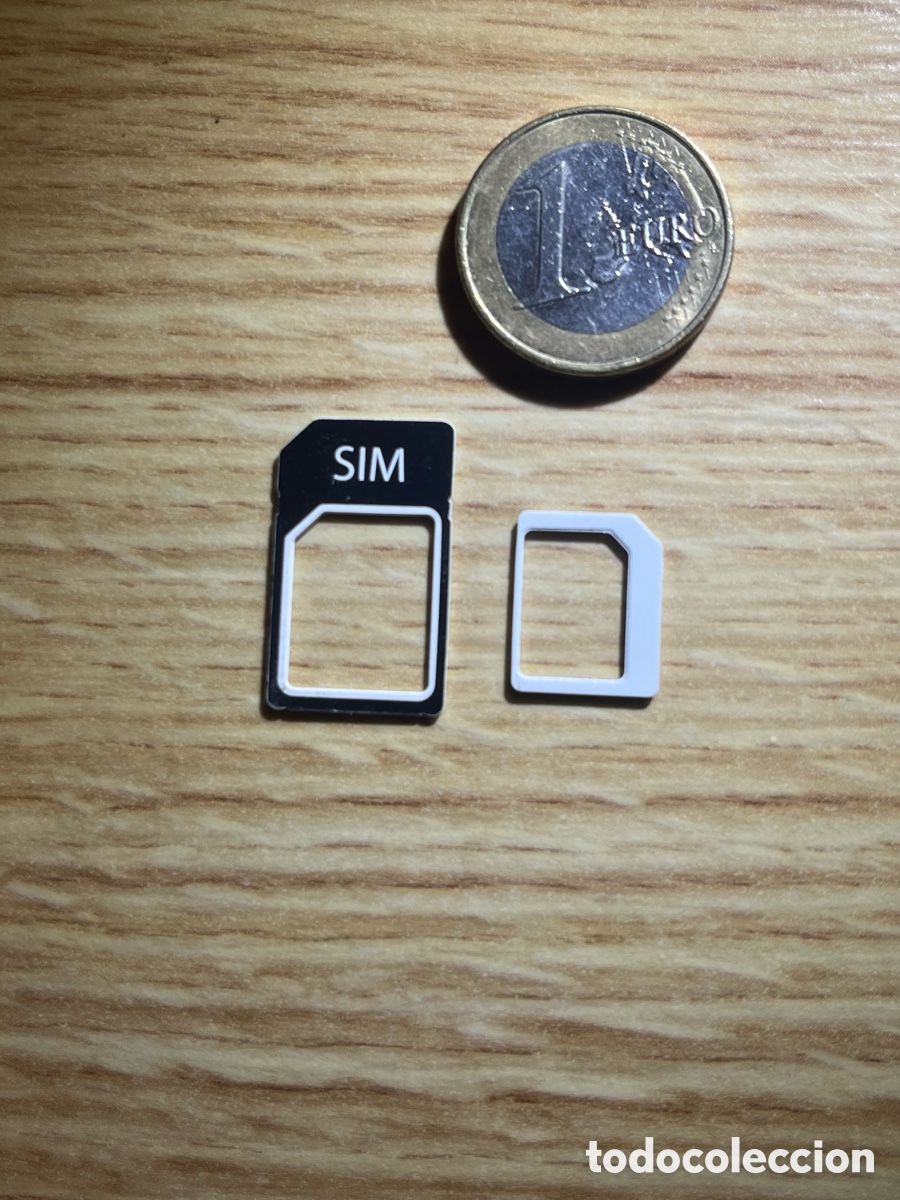 Segunda mano: Adaptador de tarjeta SIM a MICROSIM y de MICROSIM A NANOSIM - Foto 1