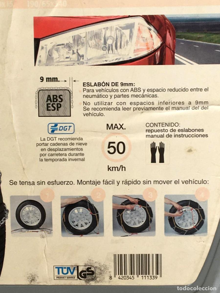 Segunda mano: Cadenas para nieve Erma Talla 50 - Foto 4