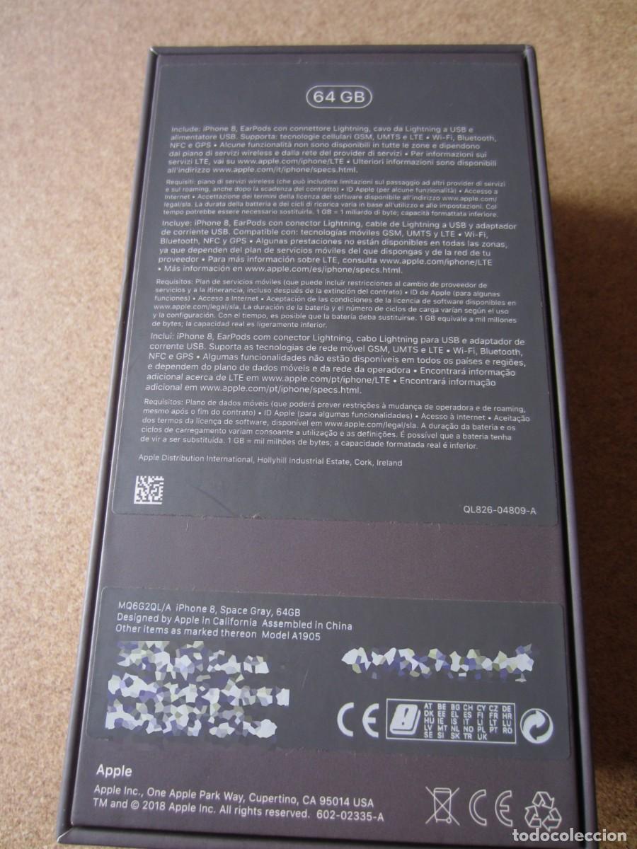 Segunda mano: CAJA VACIA iPhone 8 Space Gray 64GB - Foto 16