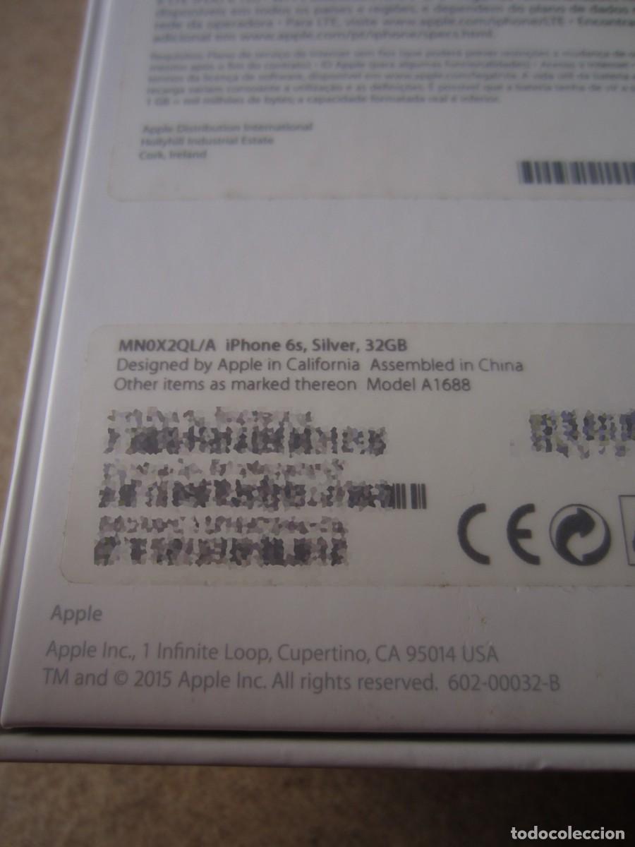Segunda mano: Apple iPhone 6S 32GB Silver A1688 Caja Vacia - Foto 13