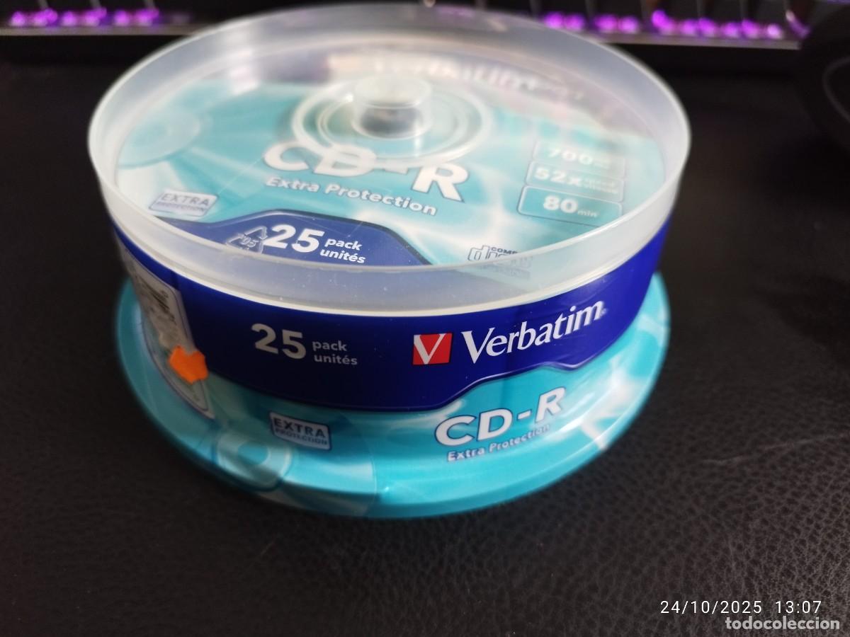 Segunda mano: Caja 25 CD-R Verbatim Extra Protection - Foto 1