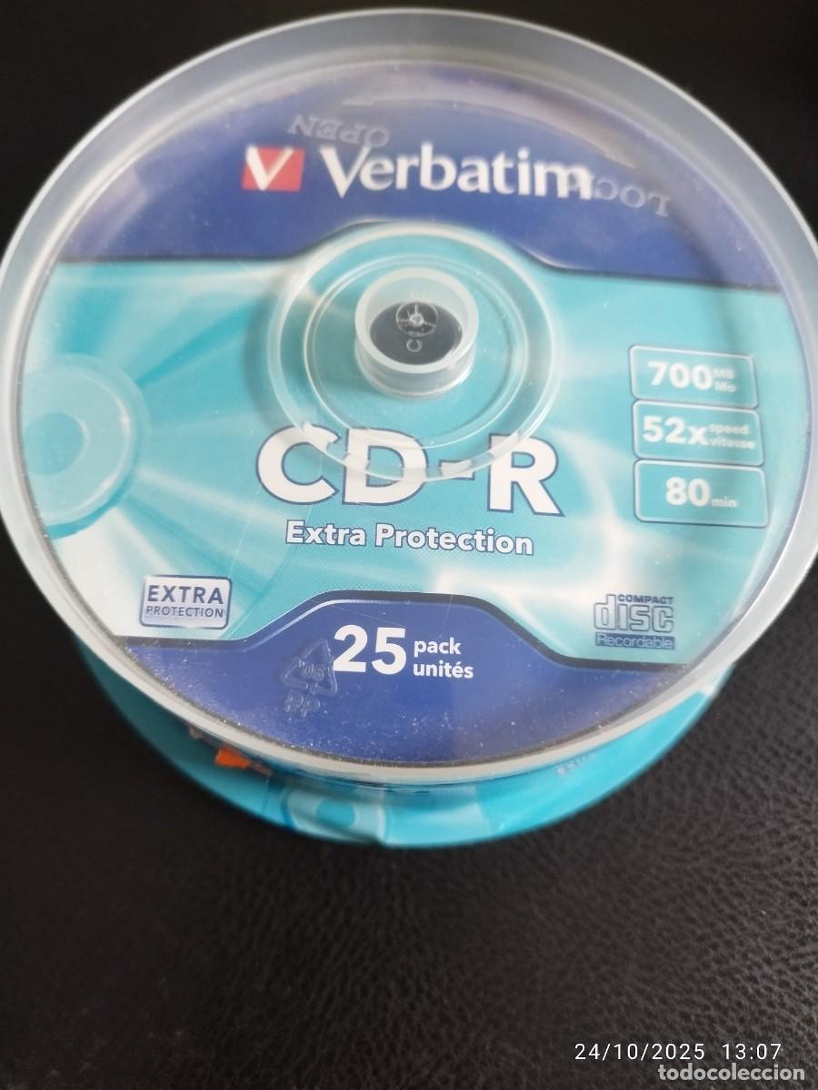 Segunda mano: Caja 25 CD-R Verbatim Extra Protection - Foto 2