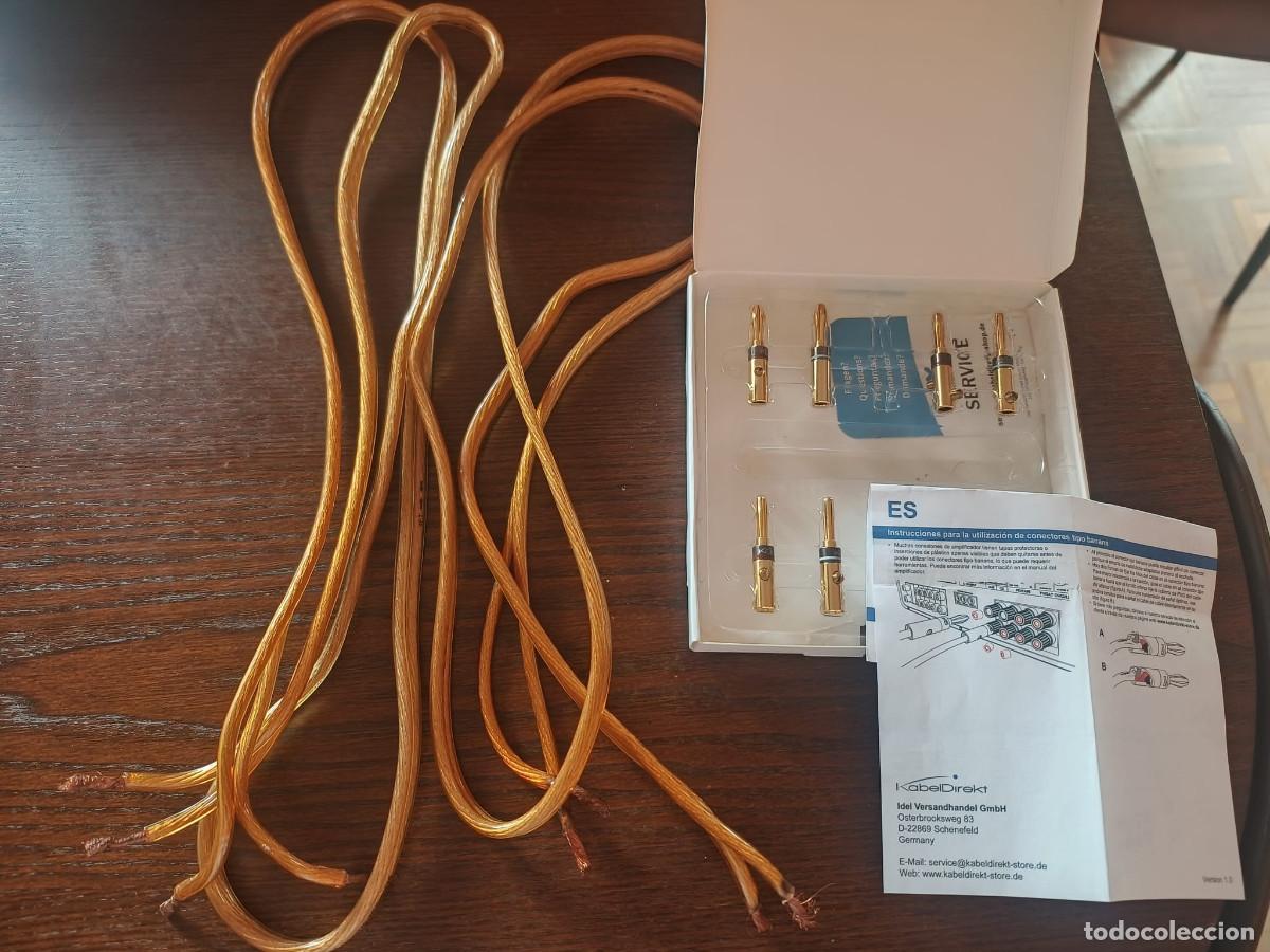 Segunda mano: CONECTORES BANANA PREMIUM Y CABLES AUDIO ALTA GAMA - Foto 1