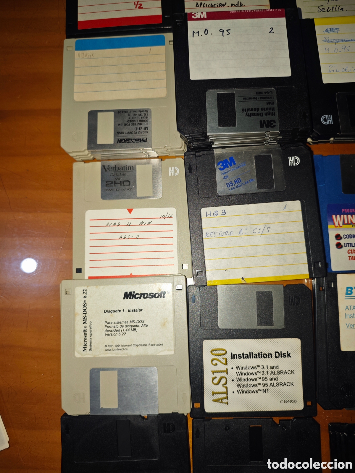 Segunda mano: Lote de 80 Antiguos Disquetes 3,5&rdquo;.... - Foto 5