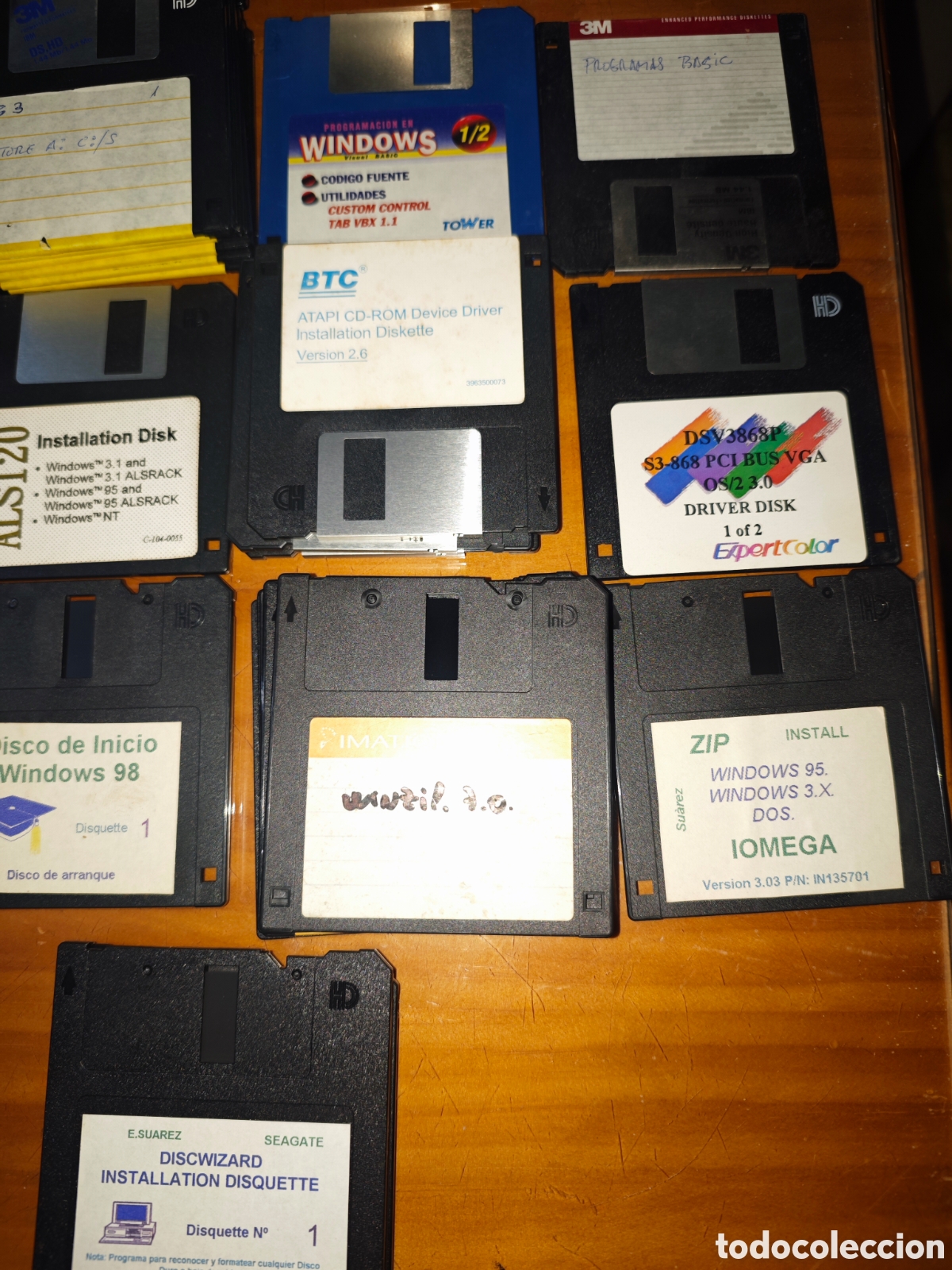Segunda mano: Lote de 80 Antiguos Disquetes 3,5&rdquo;.... - Foto 8