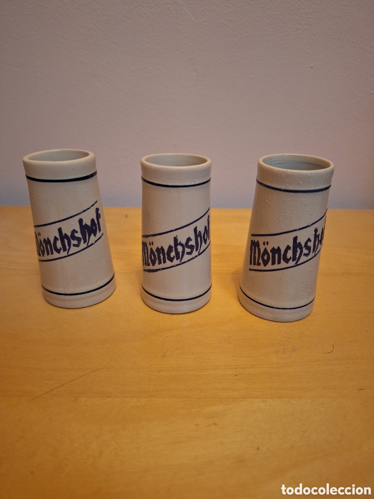 Segunda mano: Mini Jarras de cerveza alemana M&Ouml;NCHSHOF - Foto 2