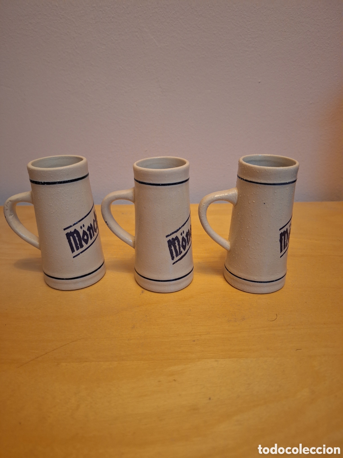 Segunda mano: Mini Jarras de cerveza alemana M&Ouml;NCHSHOF - Foto 4