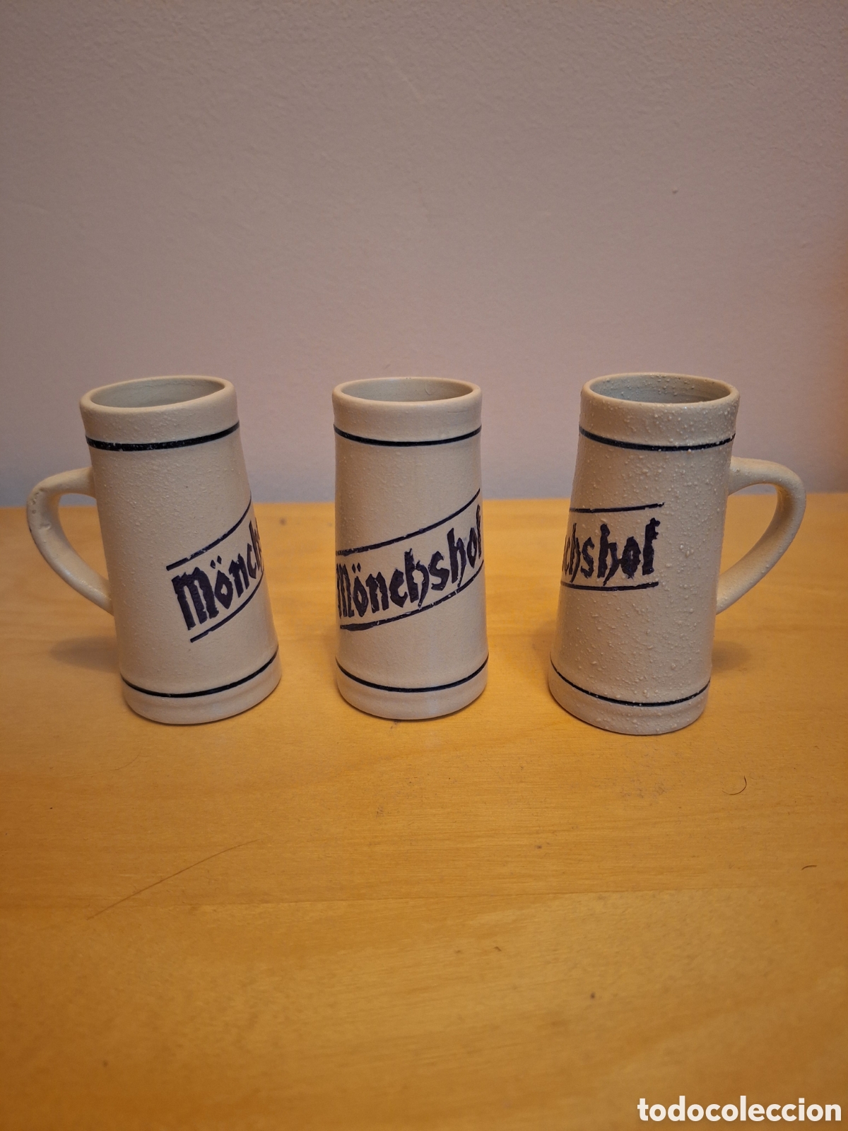 Segunda mano: Mini Jarras de cerveza alemana M&Ouml;NCHSHOF - Foto 1