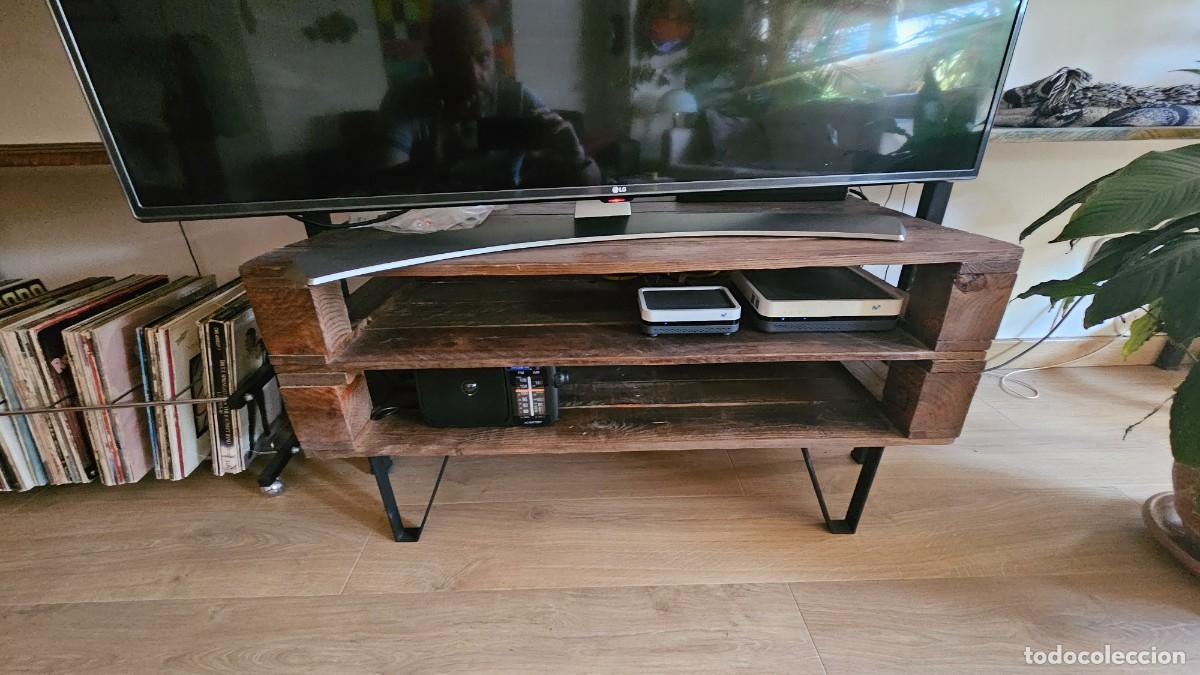Segunda mano: Libreria modular de hierro y madera - Foto 5