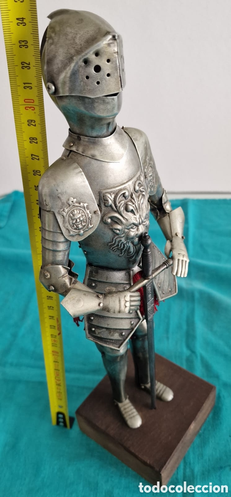Segunda mano: Figura caballero medieval de metal - Foto 3
