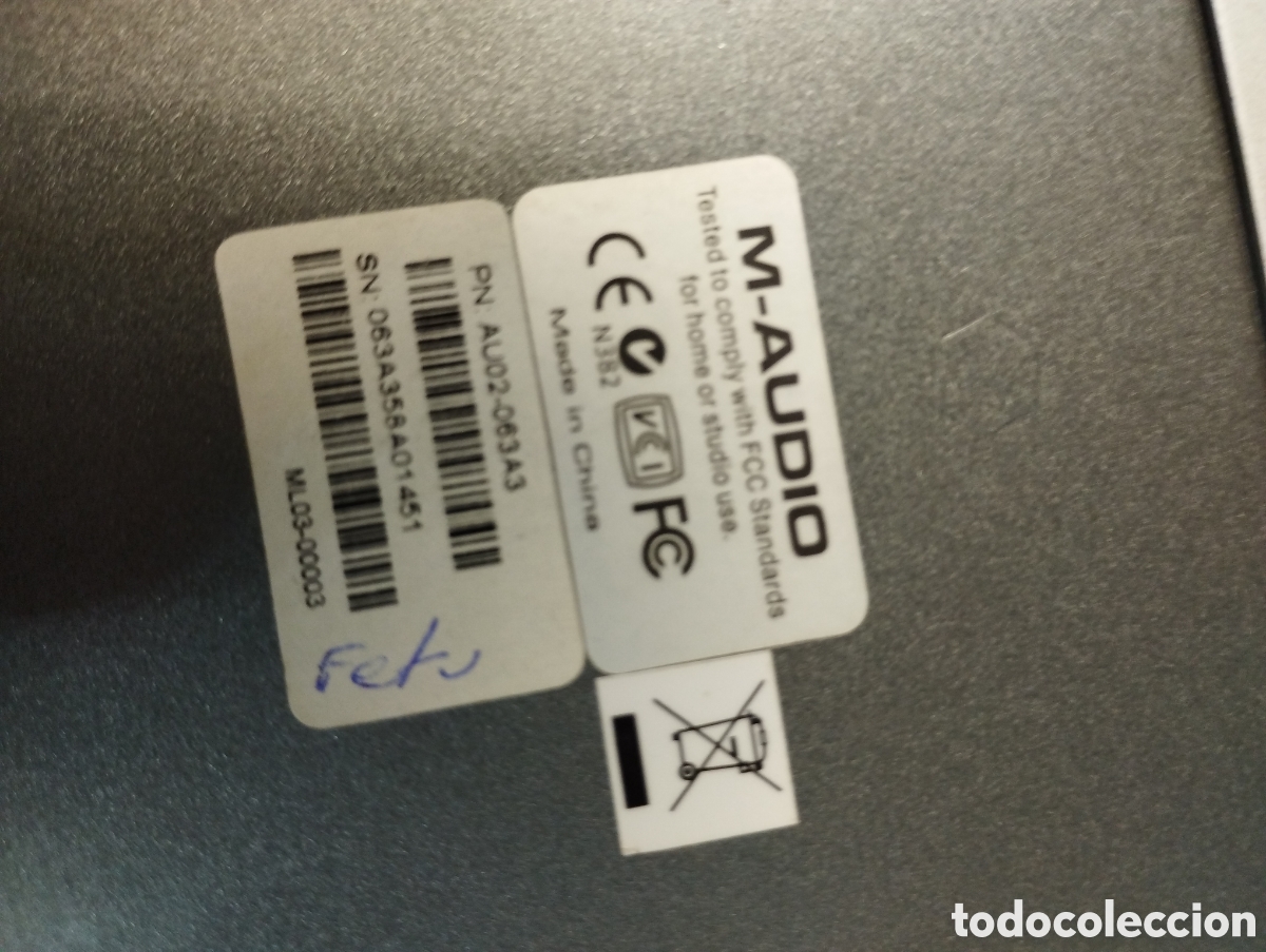 Segunda mano: M-Audio firewire solo recordi g interface - Foto 4