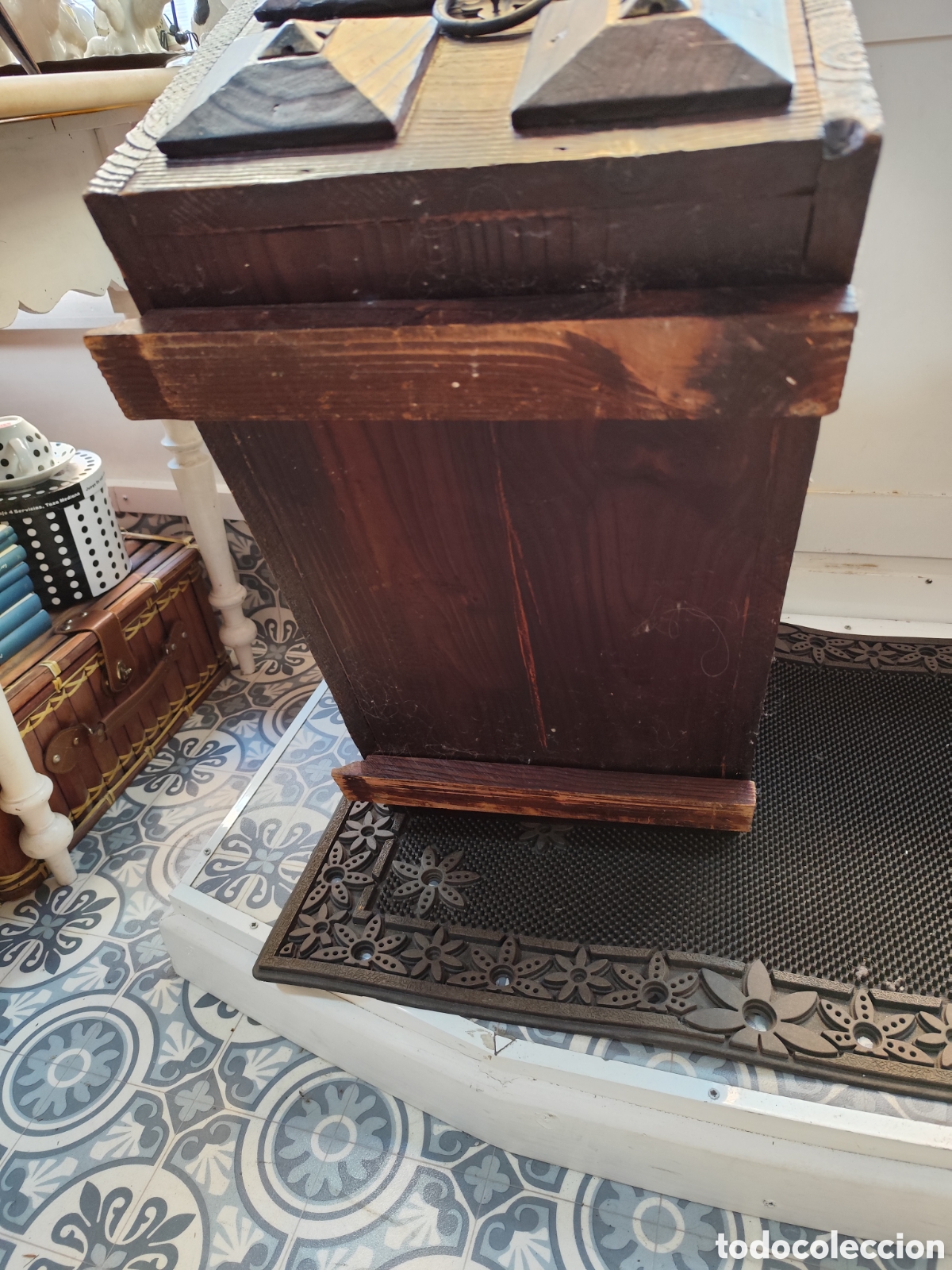 Segunda mano: BAUL DE MADERA MACIZA ESTILO CASTELLANO - Foto 6
