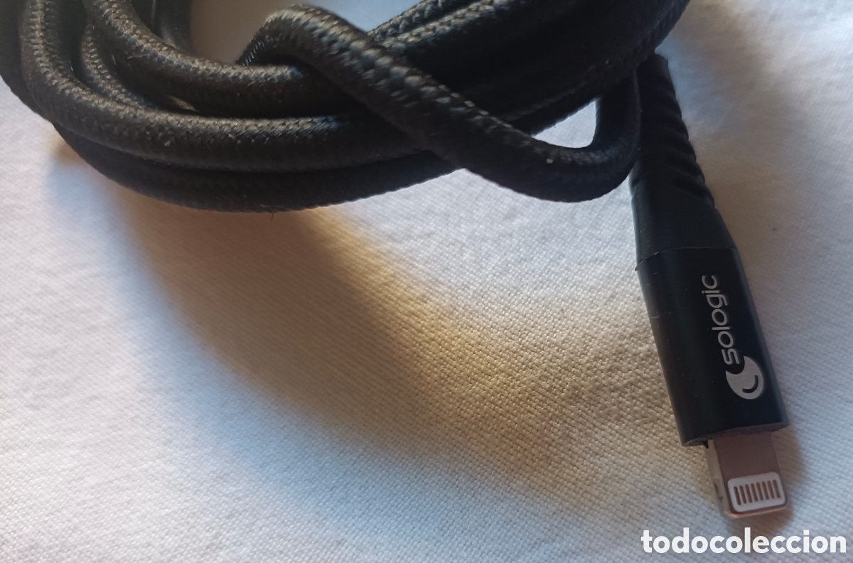 Segunda mano: Cable iPhone Logic Negro - Foto 3
