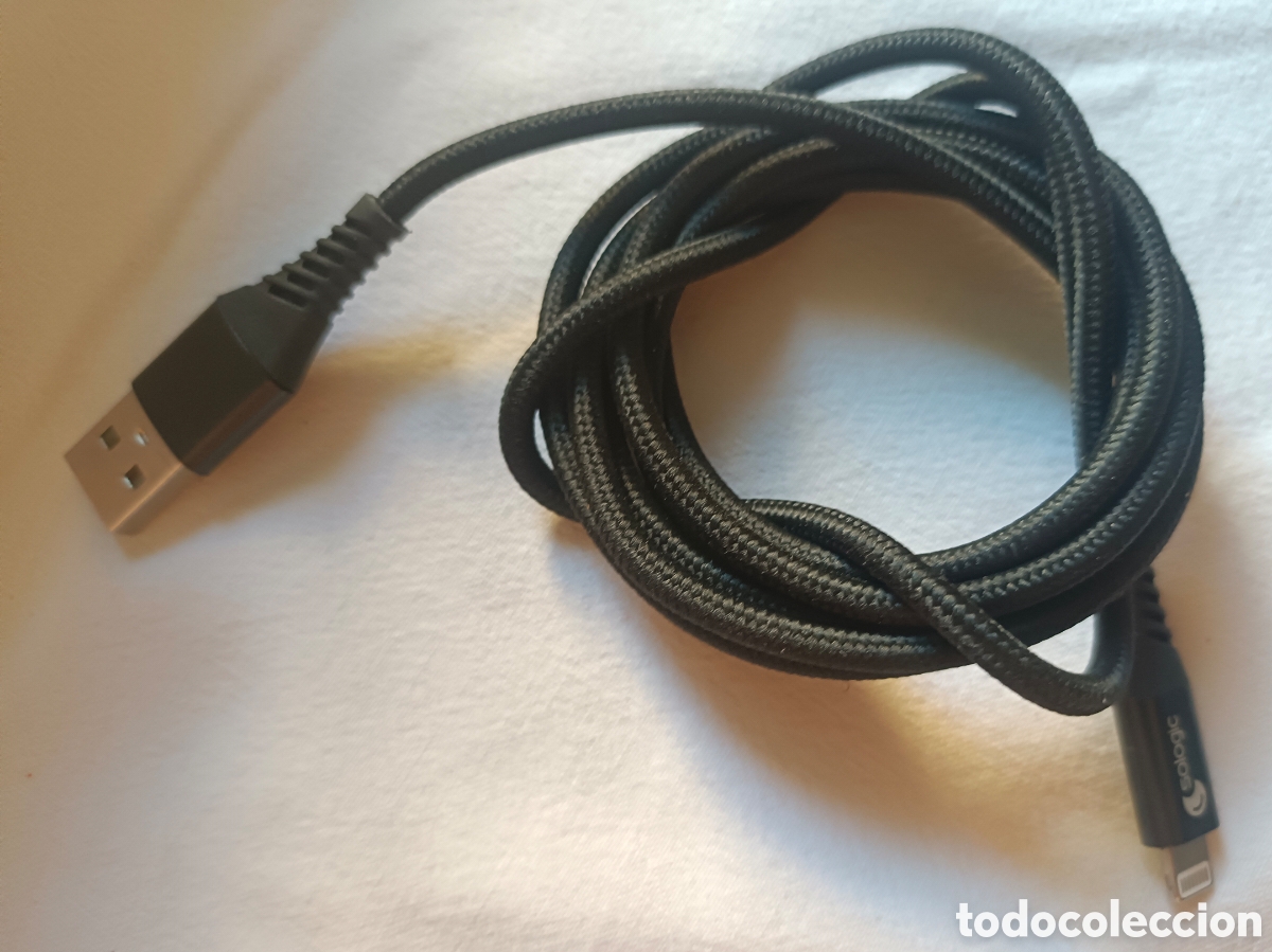 Segunda mano: Cable iPhone Logic Negro - Foto 1