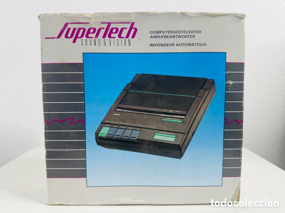 Segunda mano: Supertech Computer Controlled Phone Answering 1980s - Foto 3
