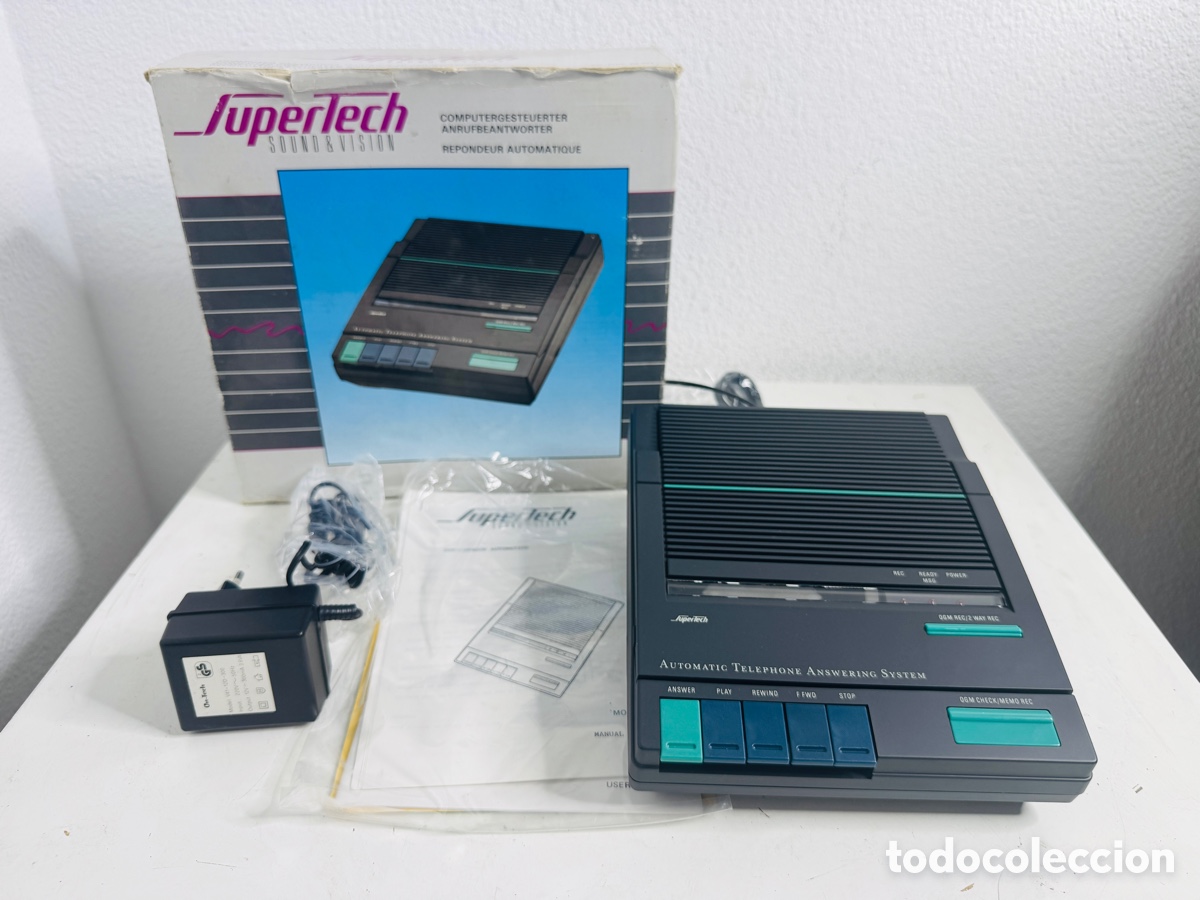 Segunda mano: Supertech Computer Controlled Phone Answering 1980s - Foto 5